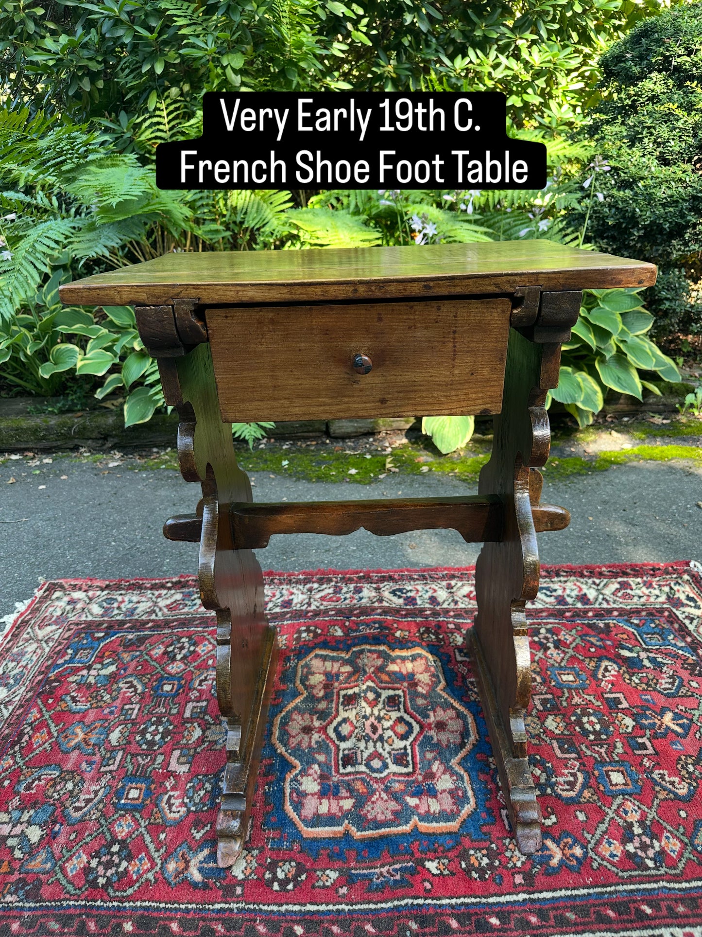 Very Early 19th Century French Shoe Foot Table