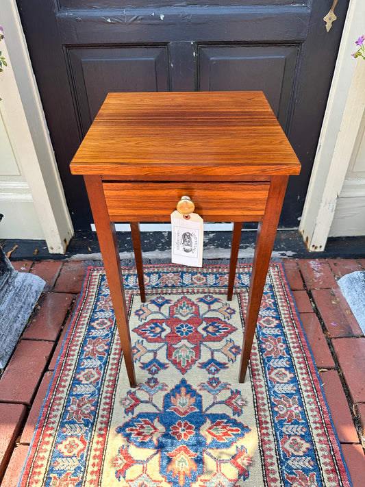 One Drawer Rosewood Hepplewhite Stand