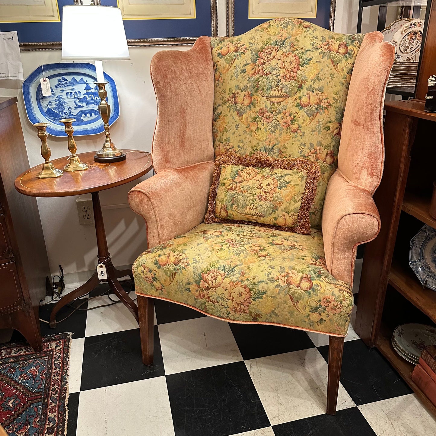 Antique Hepplewhite Wing Chair  - Local Pickup
