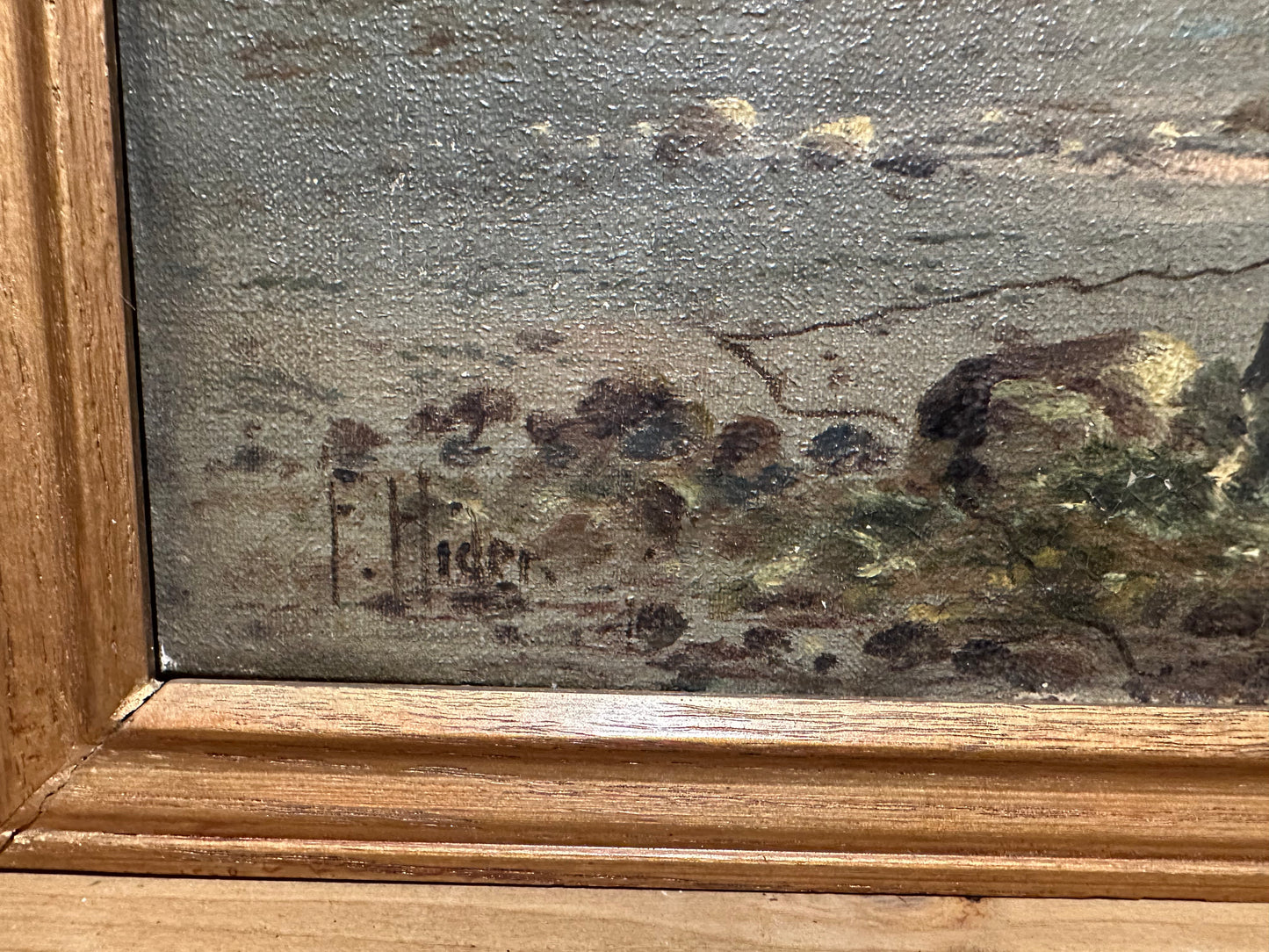 Late 19th Century Oil on Canvas