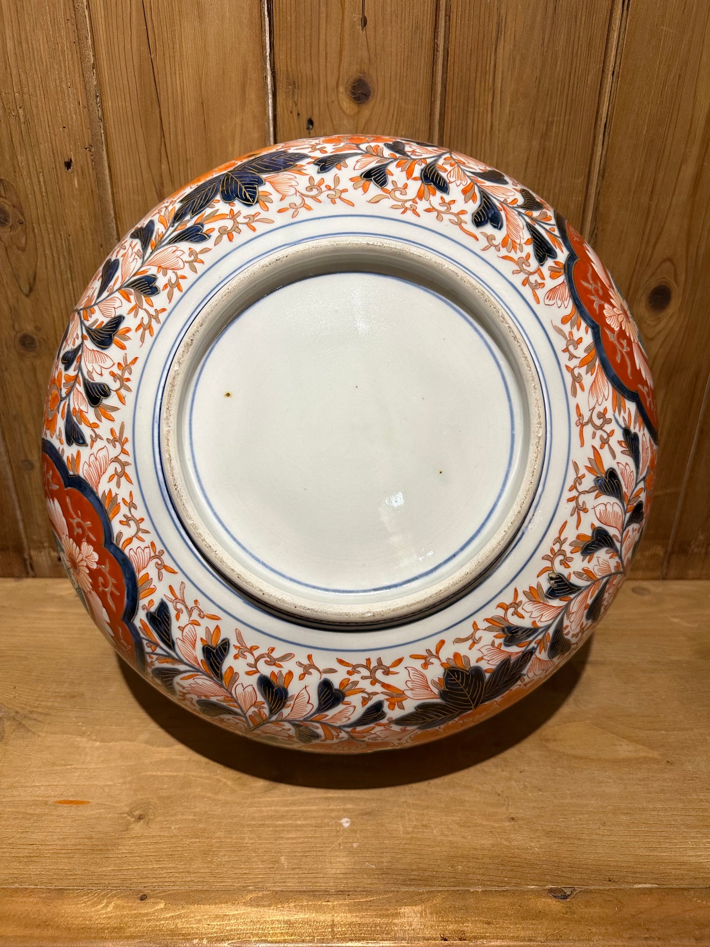 Large 19th C. Japanese Imari Bowl.