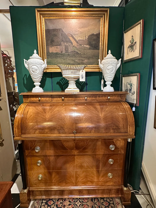 Handmade Italian Cylinder Desk
