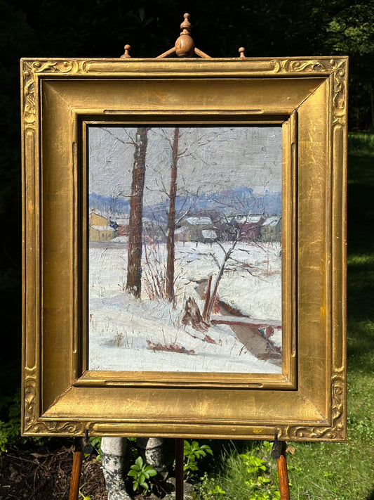 Antique Oil Painting on Canvas, Artist Signed.  (Local Pickup Only)