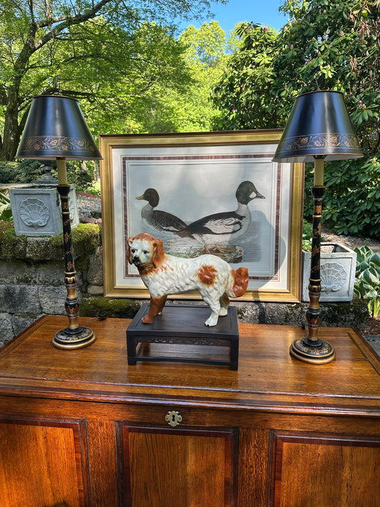 Duck Print In Gold Frame