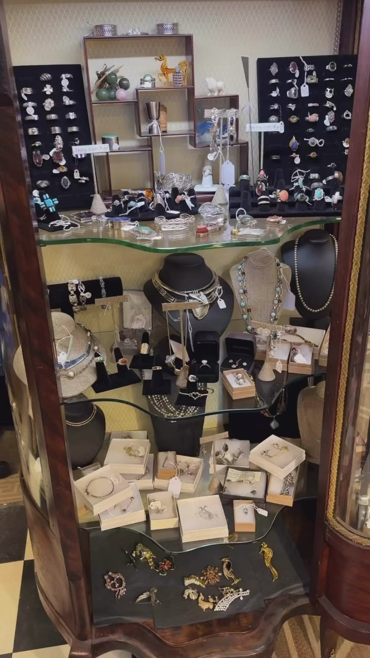 Load video: Valentines Day video of jewelry in cabinet